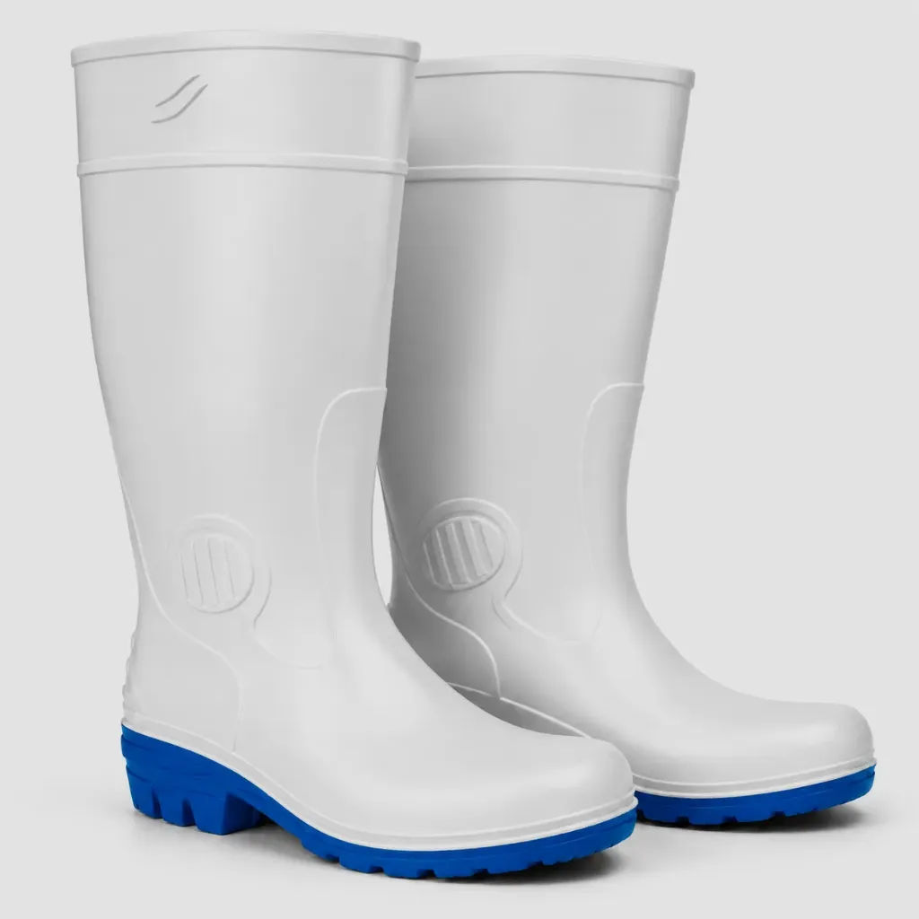 [SW3147] Gumboot Safety Hillson Dragon White Sz06