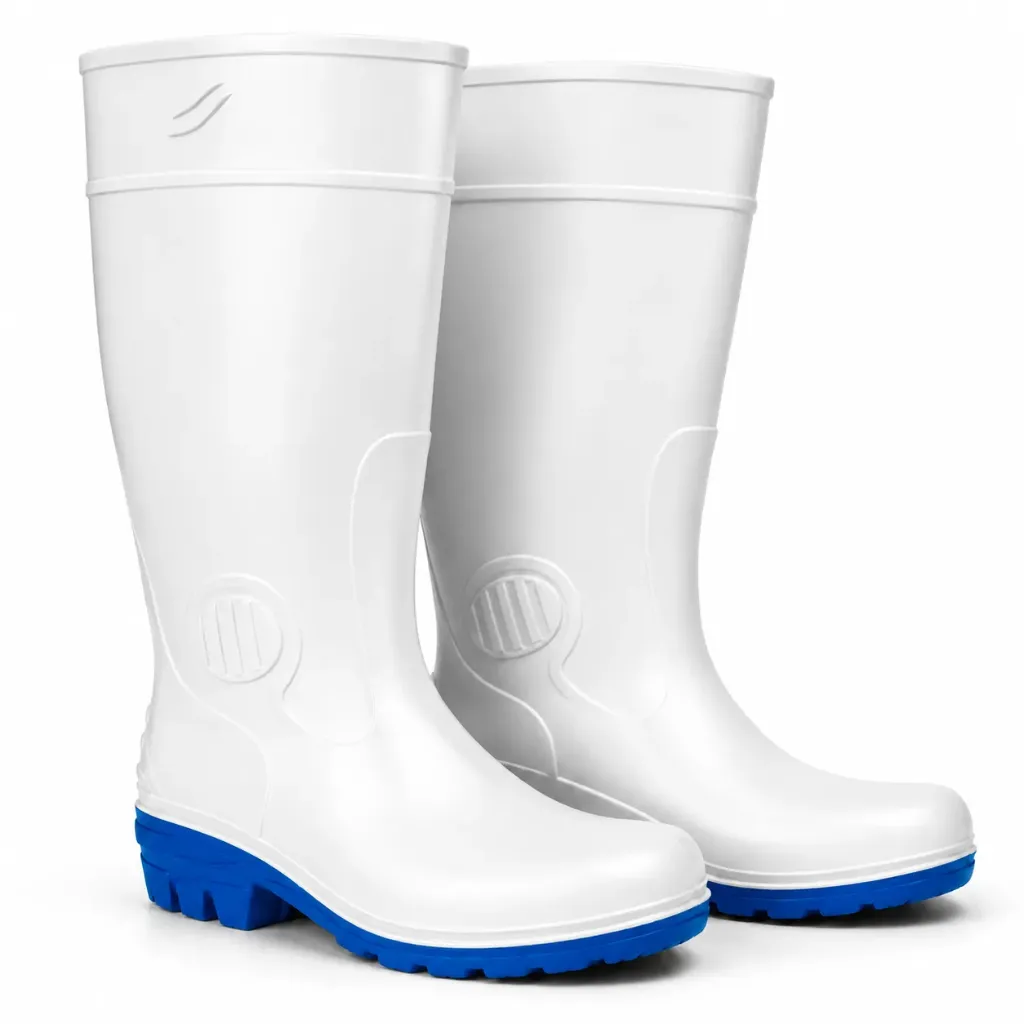 [SW3151] Gumboot Safety Hillson Dragon White Sz10