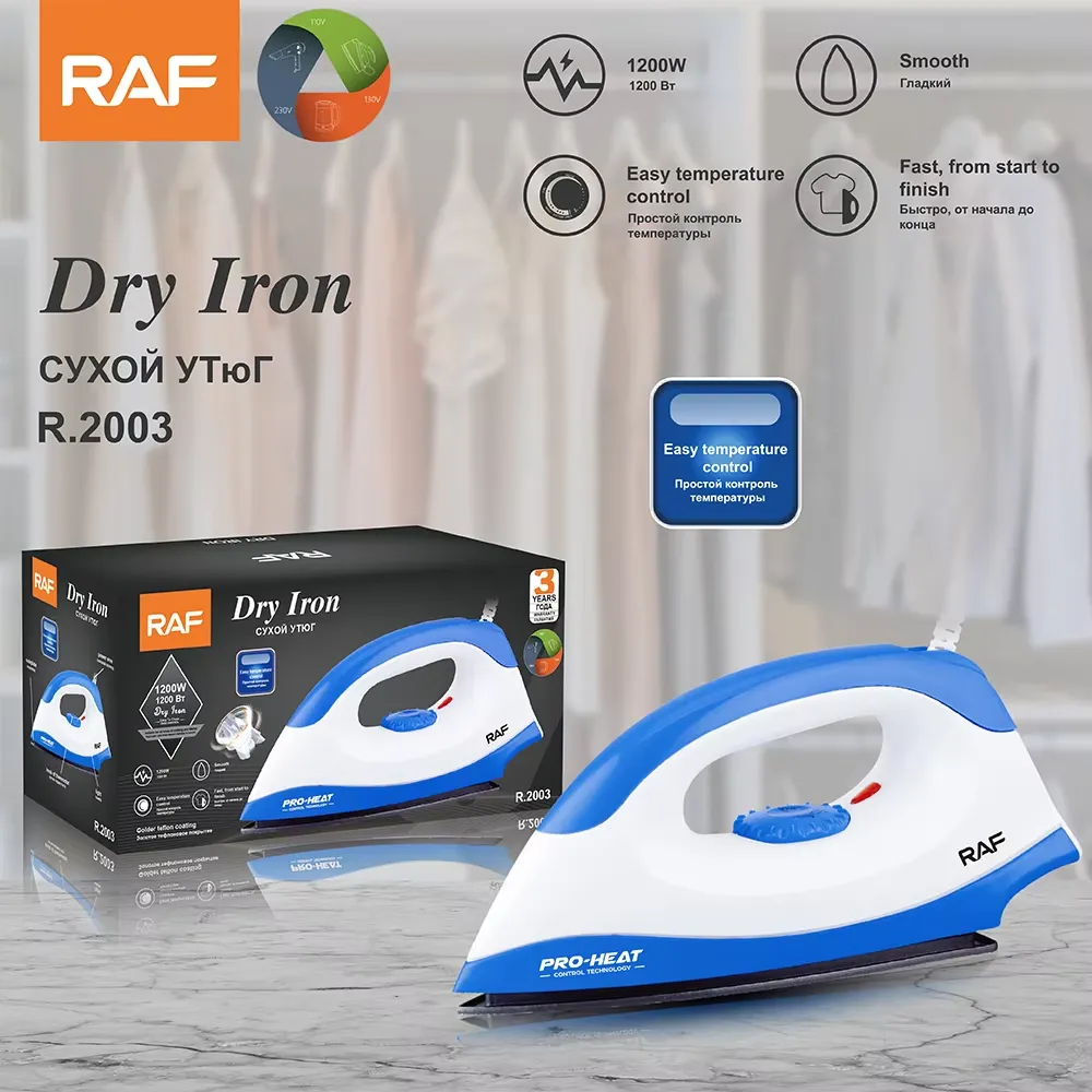 RAF Electric Steam Iron 1200W