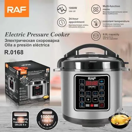 RAF Electric Pressure Cooker 1000W 6L