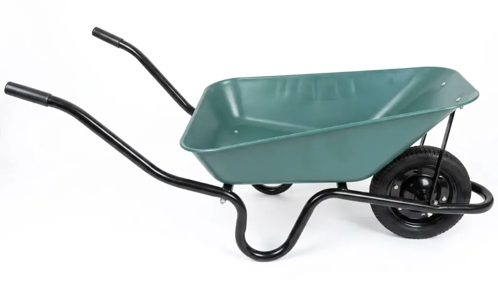 Wheelbarrow Steel Tray 6-cut Solid wheel