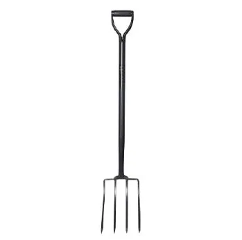 Bushmasta Garden Fork Steel Handle Green 106cm - JN6693