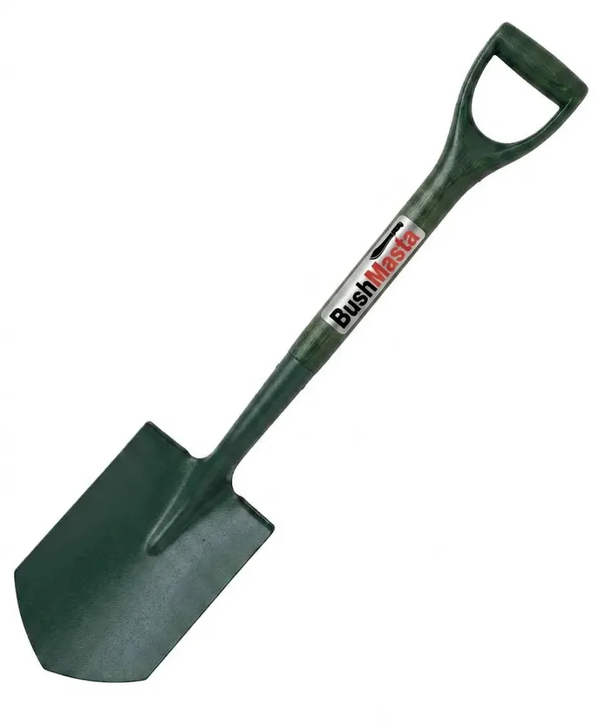 Bushmasta Spade Square Head Steel Handle Green 1.6kg, 106cm JN6833