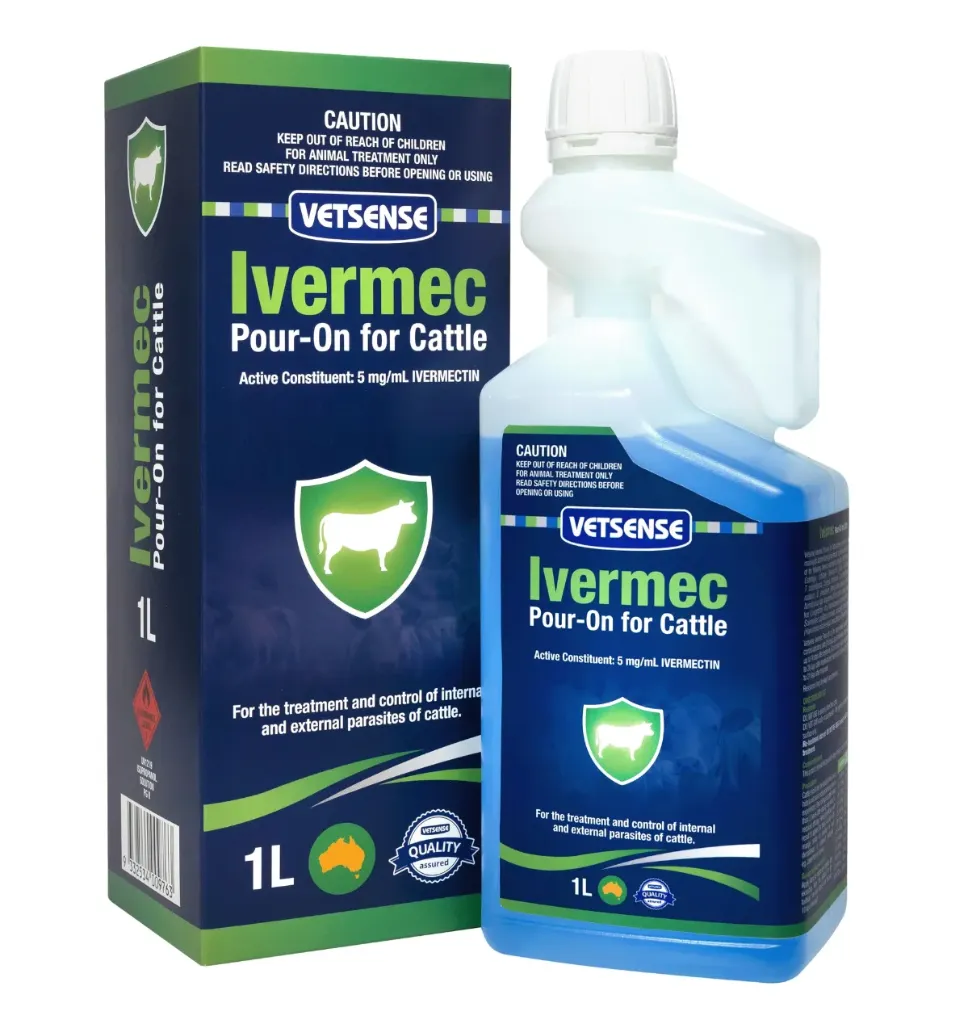 Vetsense Ivermec Pour-On for Cattle 1L - 2376