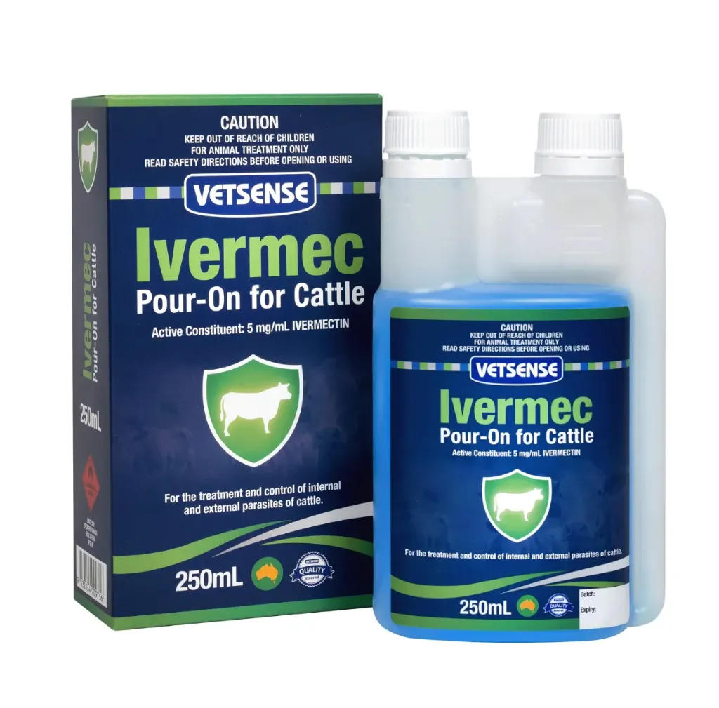 Vetsense Ivermec Pour-On for Cattle 250mL - 2375