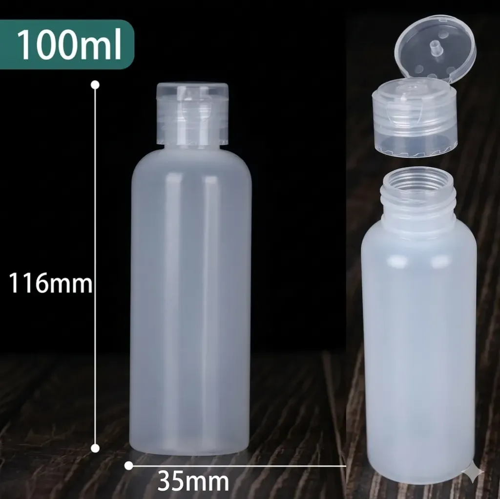 [VI8748] Flip Screw Cap Bottle 100ml - YZN-1-100