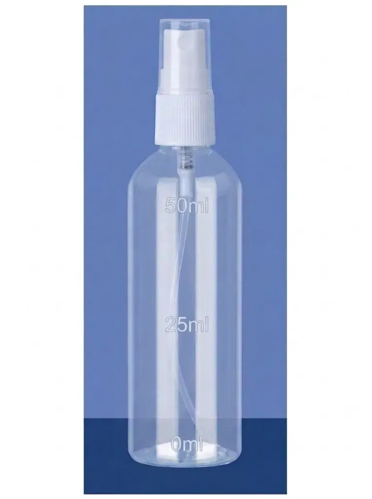 [VI8753] Spray Bottle With Reading Measurement 50ml PET - QJ-2-50