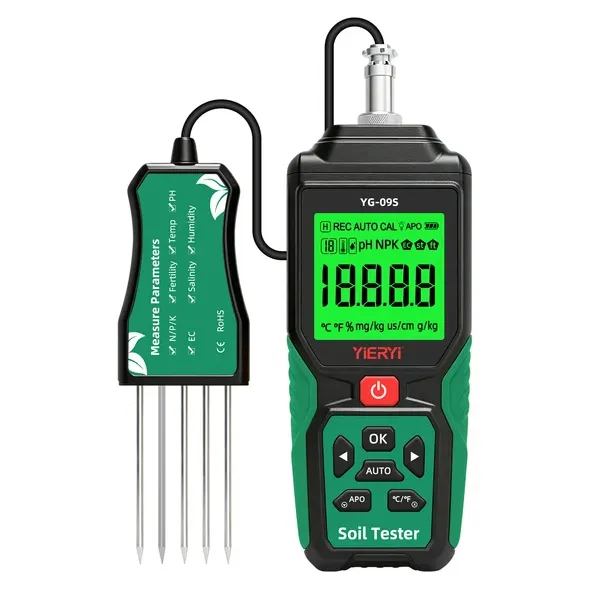 [GH2258] Digital 9 In 1 Garden Soil Tester