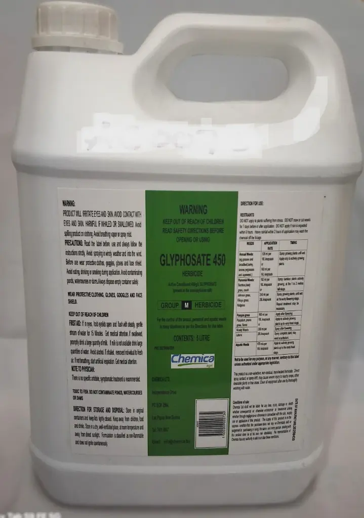 [AC0073] Glyphosate 450 Acid 5lt