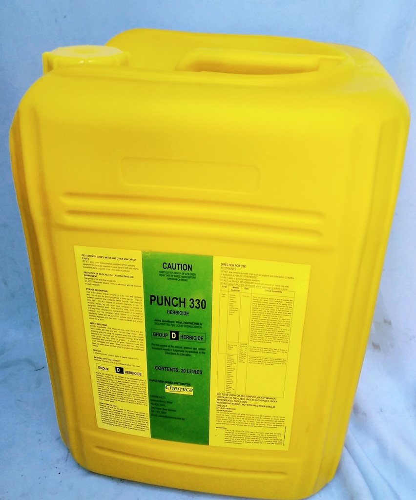 Punch 330g/lt PENDIMETHALIN EC Stomp 20lt