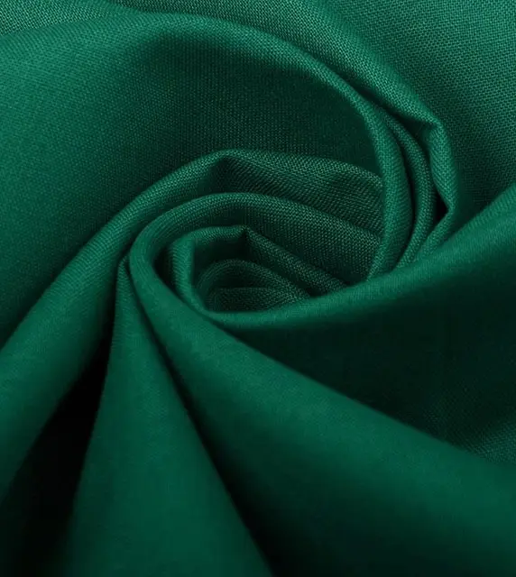 Fabric Plain Peach Skin 44" Green 130