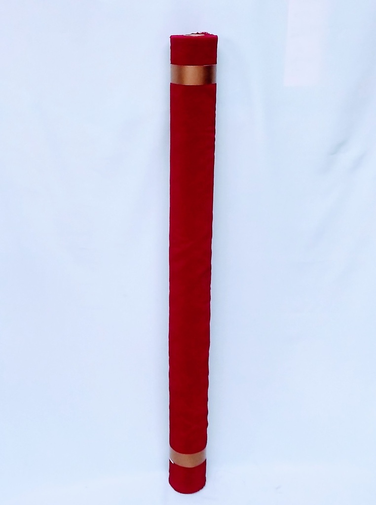 [FC4098] Fabric Plain Peach Skin 44" Burgundy 1073