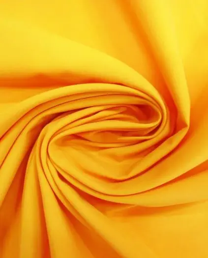 [FC4100] Fabric Plain Peach Skin 44" Yellow 555