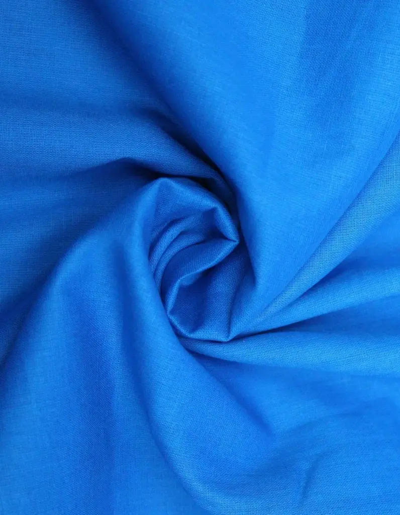 [FC4107] Fabric Plain Peach Skin 44" Blue 143