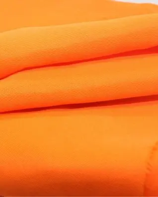 Fabric Plain Peach Skin 44" Org 321