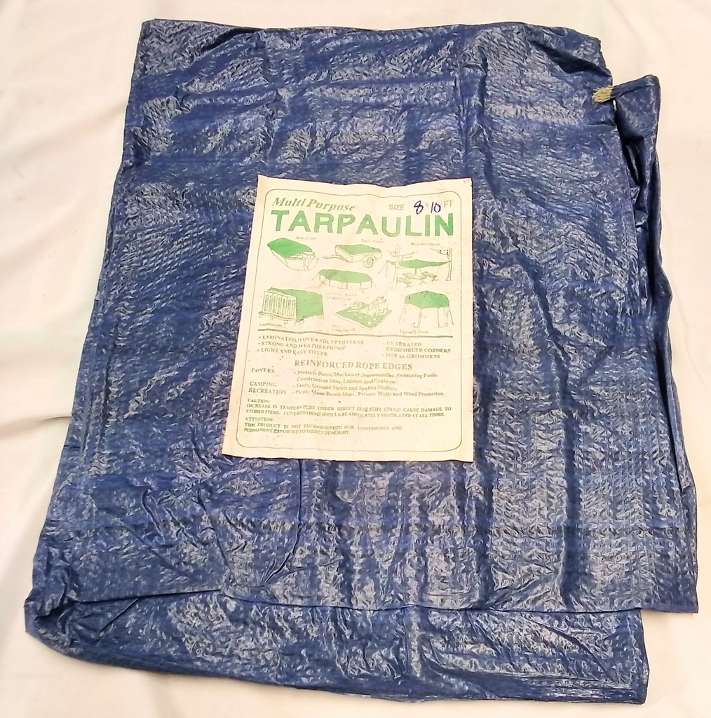 Tarpaulin Blue 8'X10' 110gsm