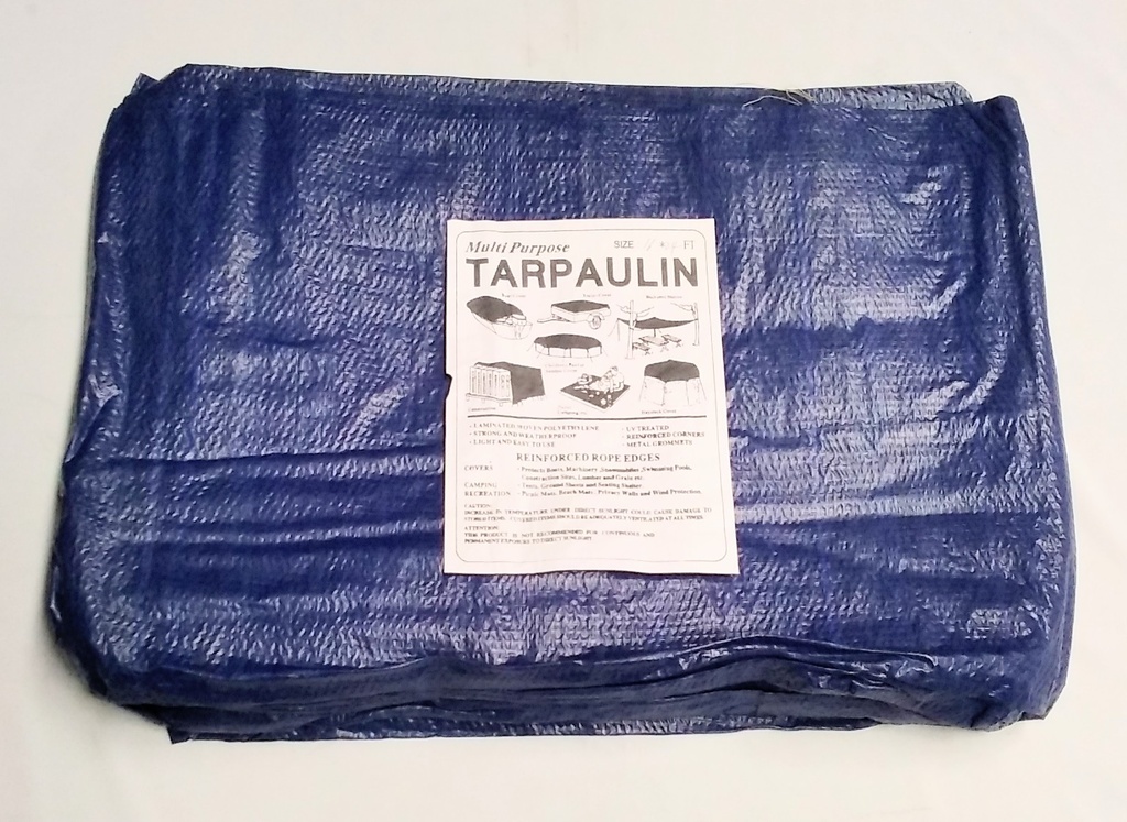 [PB0105] Tarpaulin Blue16'X24' 110gsm