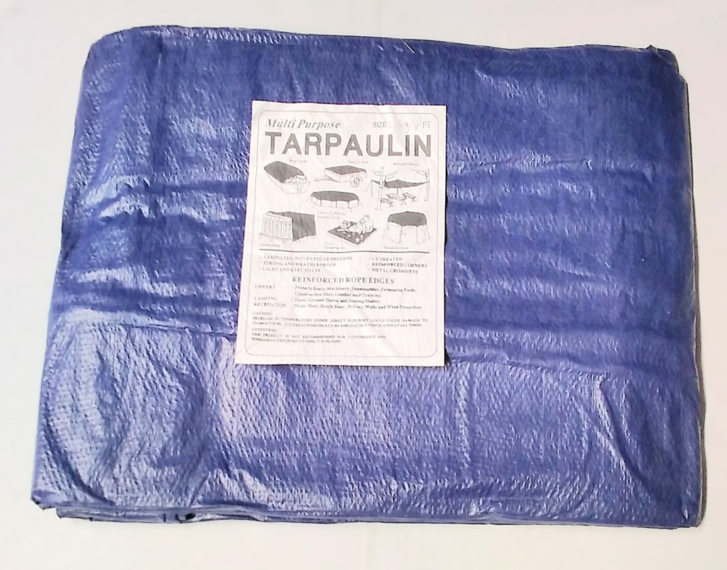 [PB0107] Tarpaulin Blue 18'X18' 110gsm