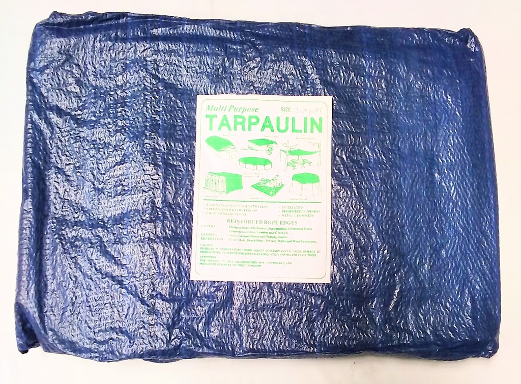 Tarpaulin Blue 24'X24' 110gsm