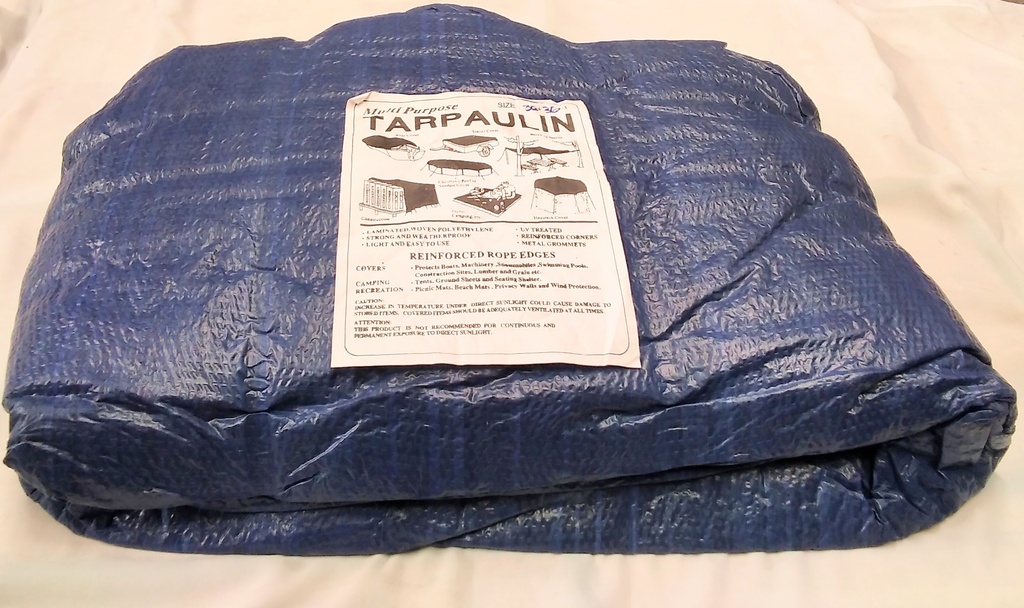 Tarpaulin Blue 36'X36' 110gsm