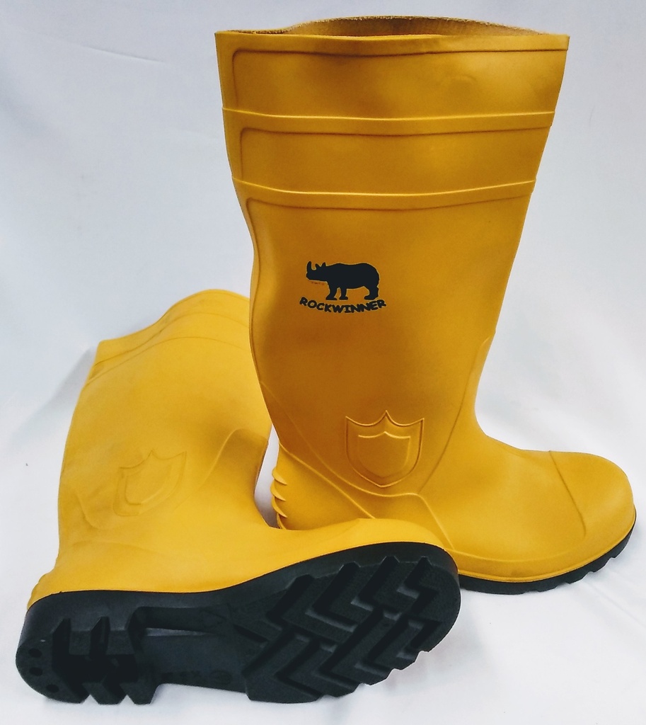 XXXD Gumboot  Rockwinner Safety Yel Sz7