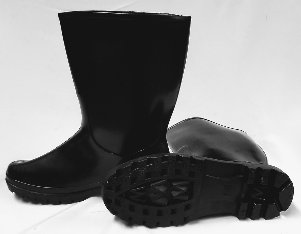 Gumboot Pair N/Sfty Blk L/C S07