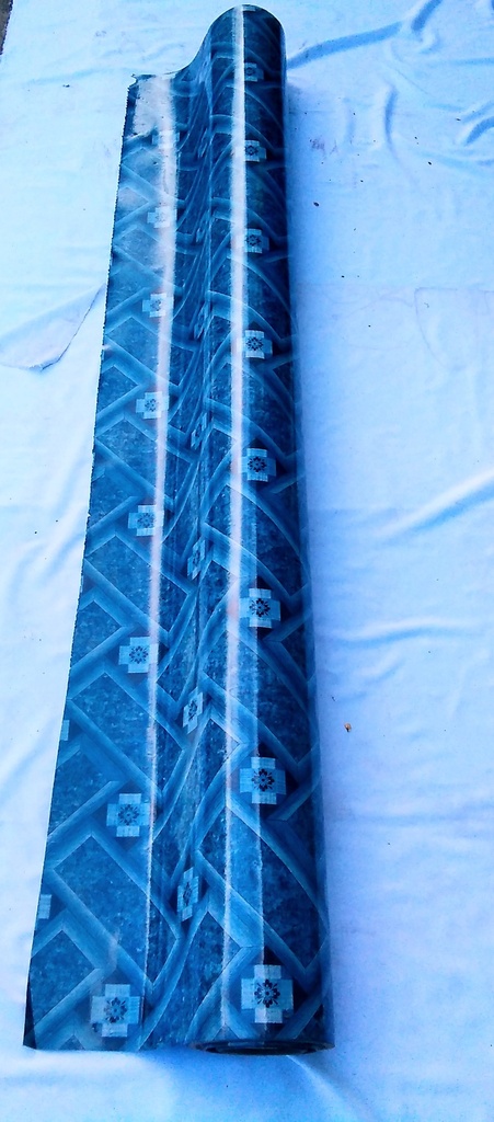 [VI0065BL] Floor Mat PVC 72 X 0.5mm Blue