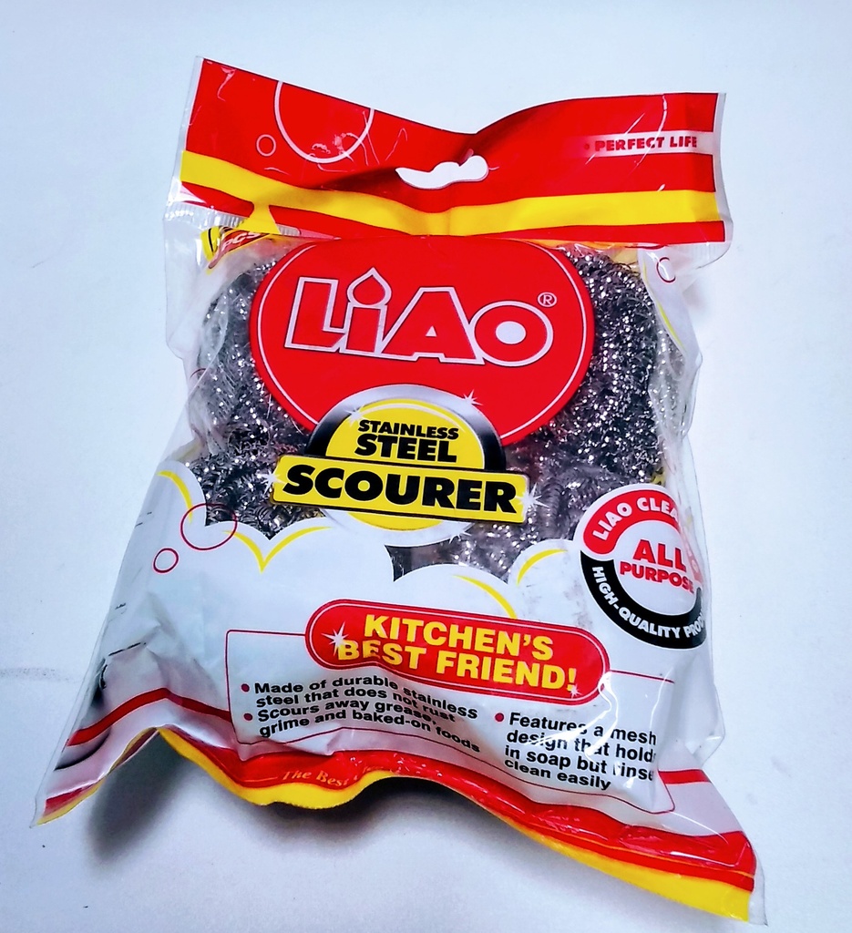 [VI5321] Liao Scourer Stainless Steel 20Gx4pc