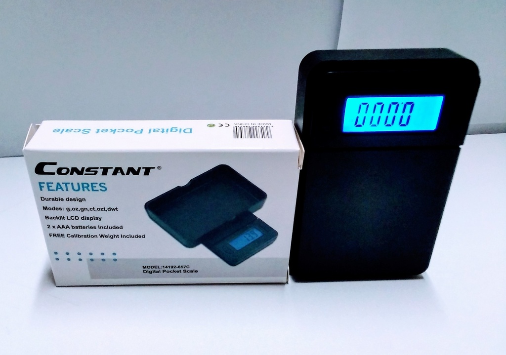 [VI5548] Scale Gold Digital 200g Batt.657C Const