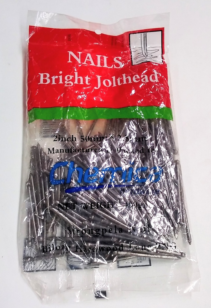 Nail Jolt Head Bright 2" 400g