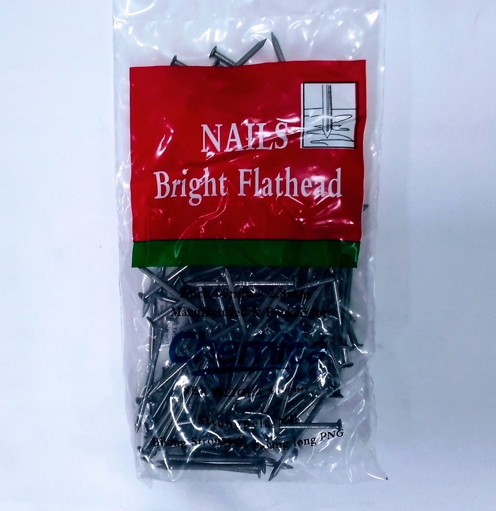 Nail Flat Head Bright 2" 400g