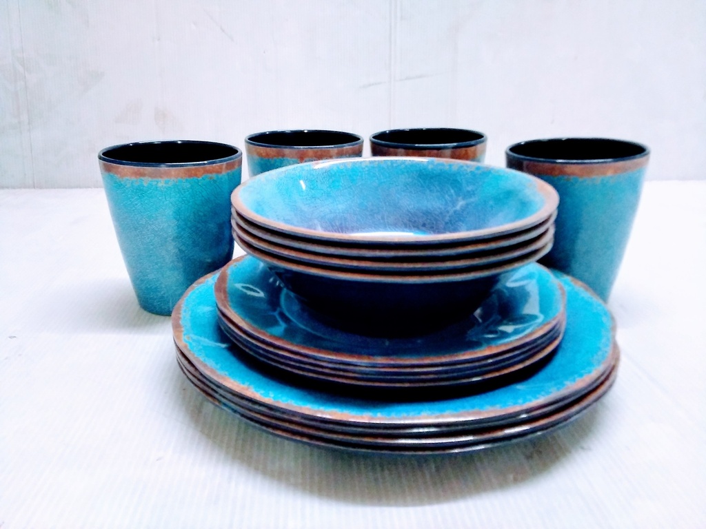 Dinnerware Set Vintage Style 16Pcs/Set