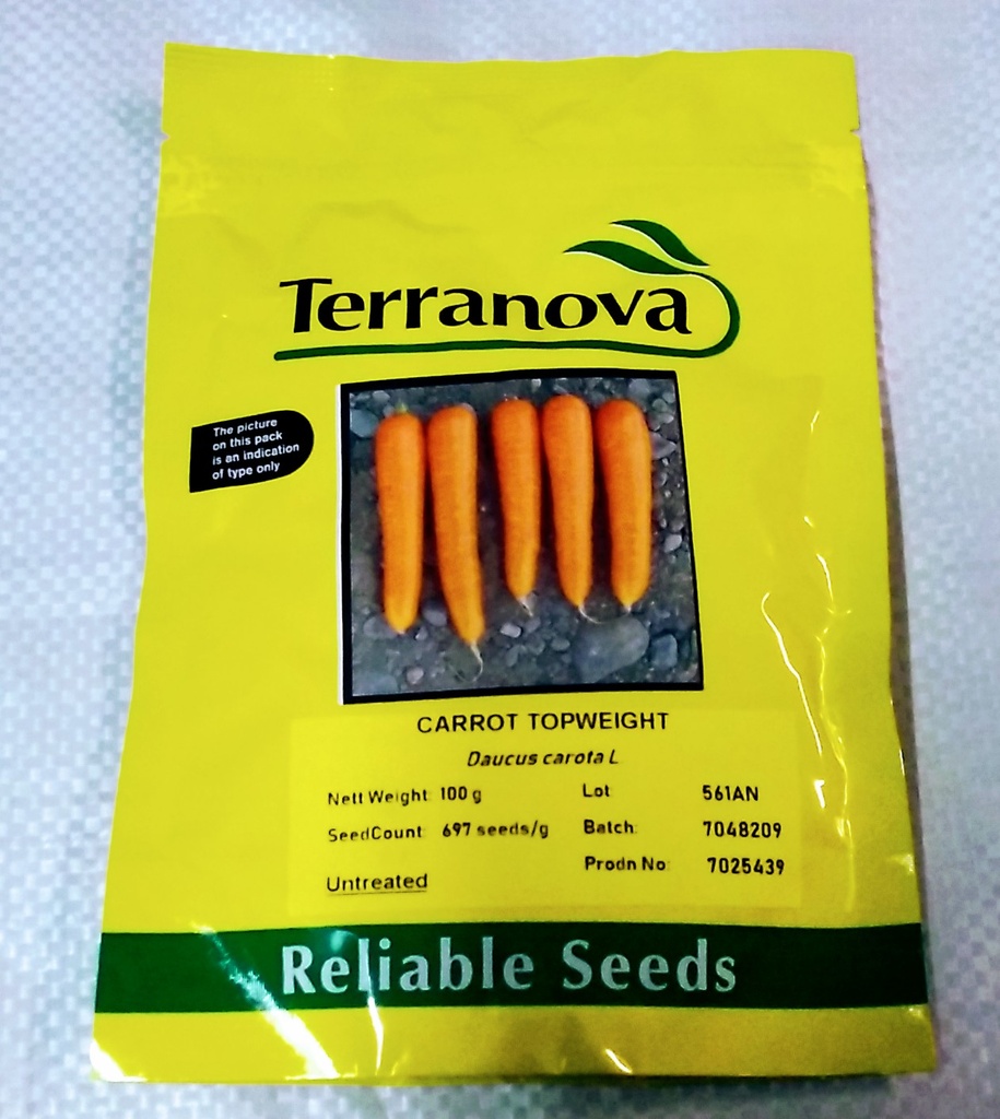 [SD0269] Seed Terranova Carrot Topweight 100g 