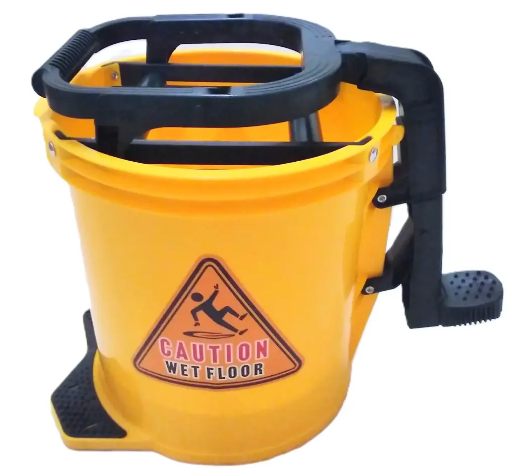 [VI5705] Mop Bucket W/Pedal 16L Yellow MC03001