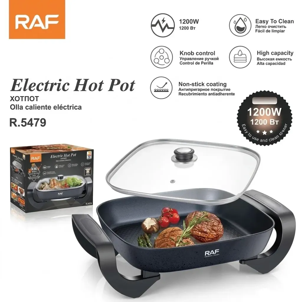 RAF Frying Pan Electric Hot Plate 6L available from Chemica in Papua New Guinea