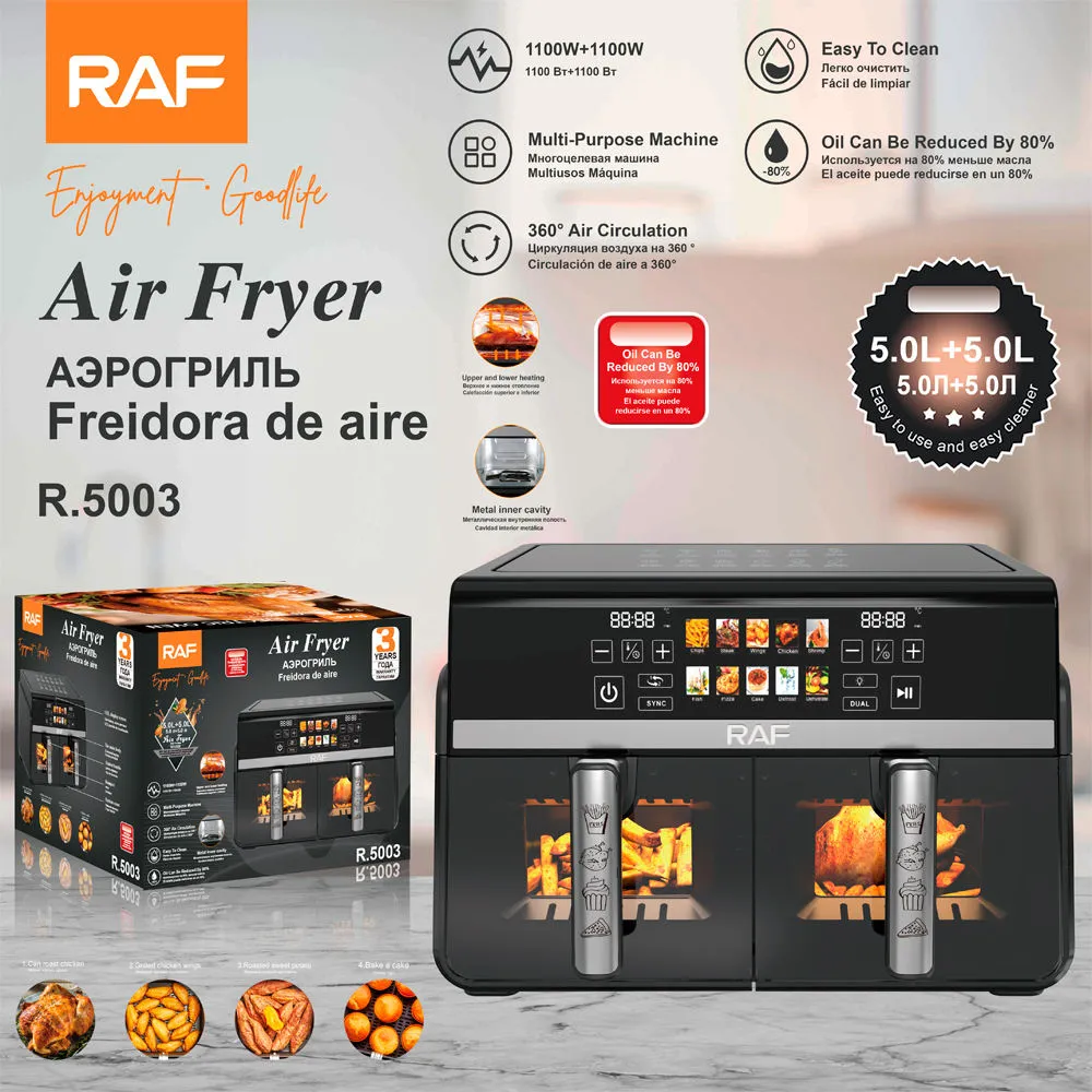 RAF 5 litre air fryer available at Chemica