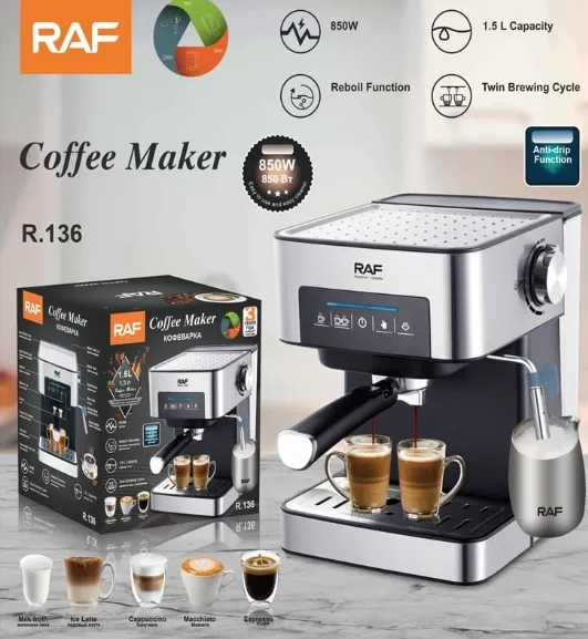 RAF coffee maker representing the coffee and food preparation collection